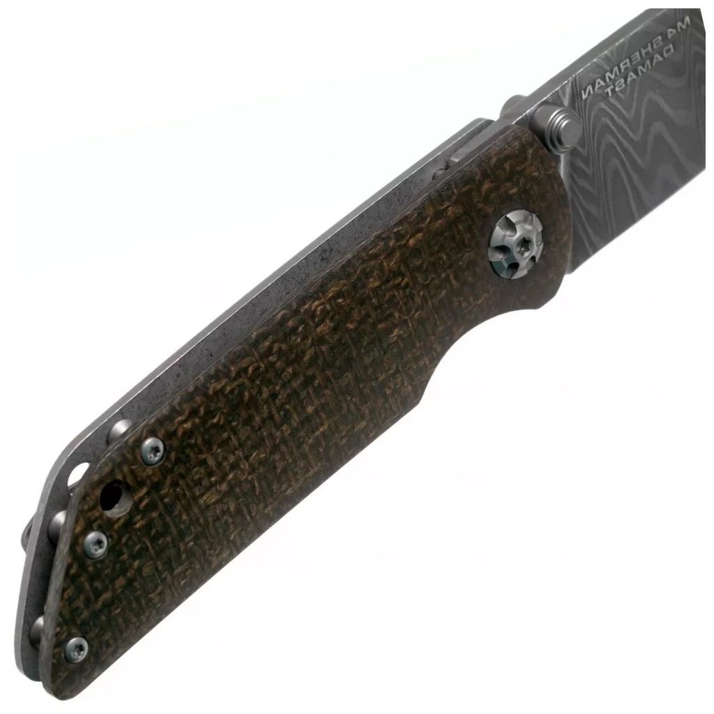 Ніж Boker M4 Sherman Damascus (110662DAM) - зображення 7