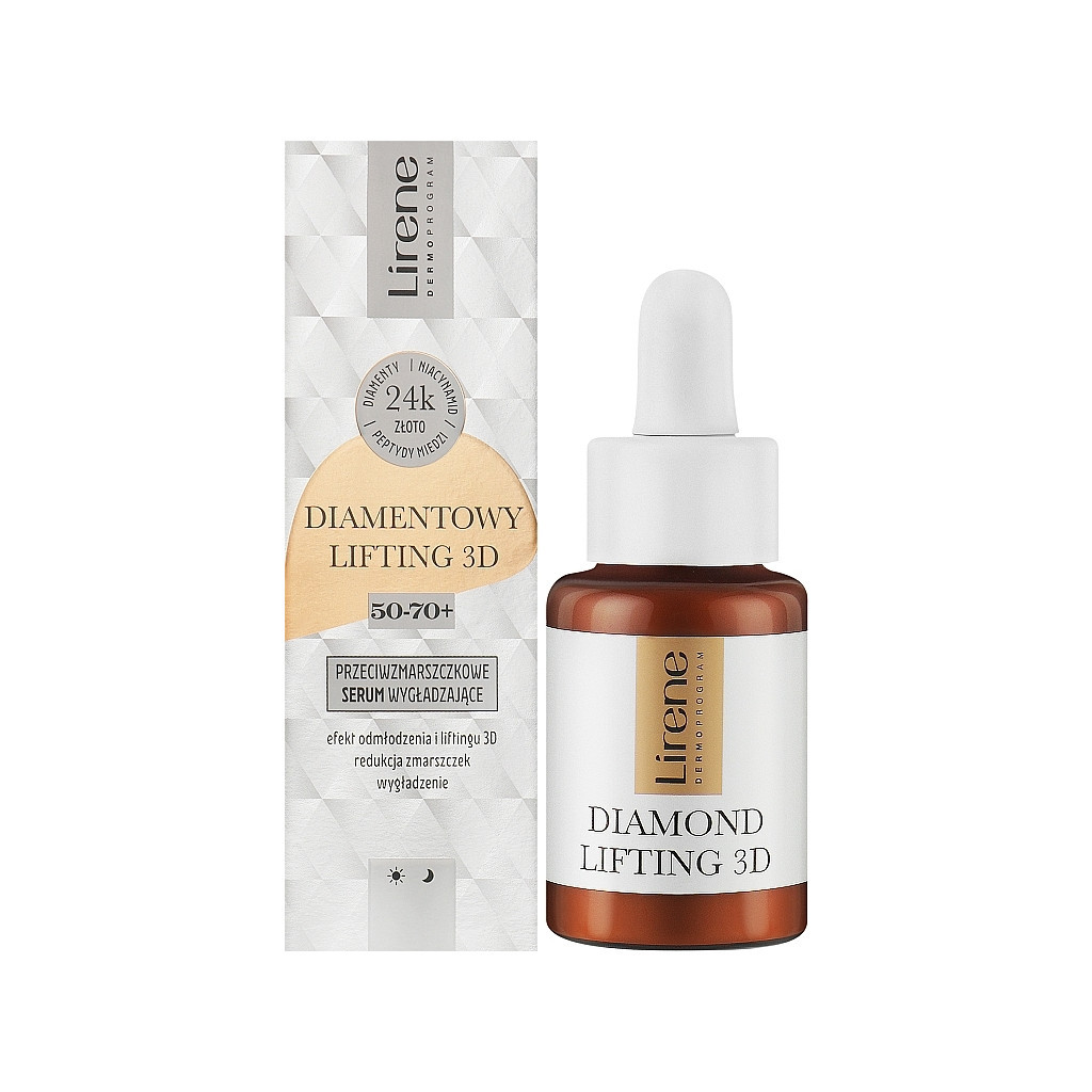 Сироватка для обличчя Lirene Diamond lifting 3D Омолоджуюча 30 мл (5900717076969) - зображення 2