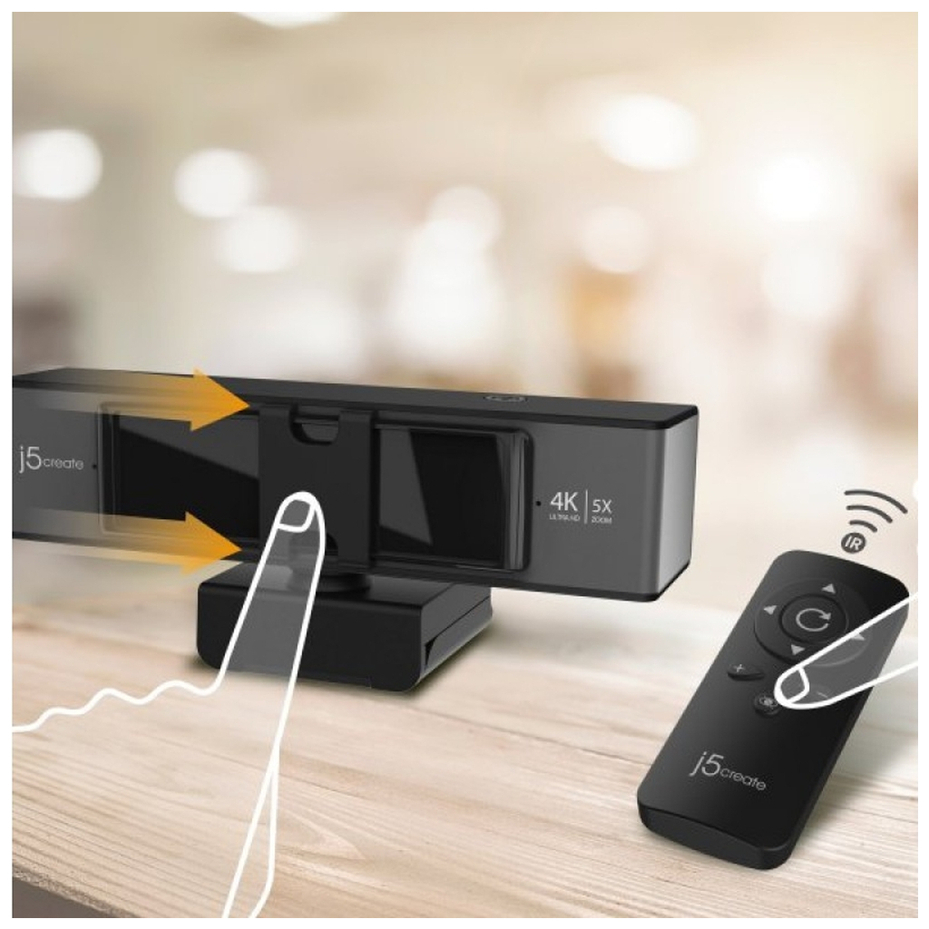 Веб-камера J5create JVCU435-N 4K Ultra HD USB-A/C (JVCU435-N) - зображення 8