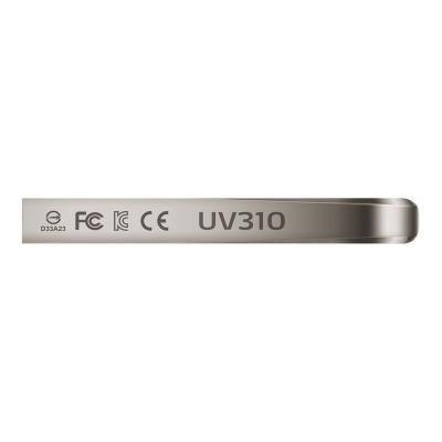 USB флеш накопичувач ADATA 32GB UV310 Metal Silver USB 3.1 (AUV310-32G-RGD) - зображення 4