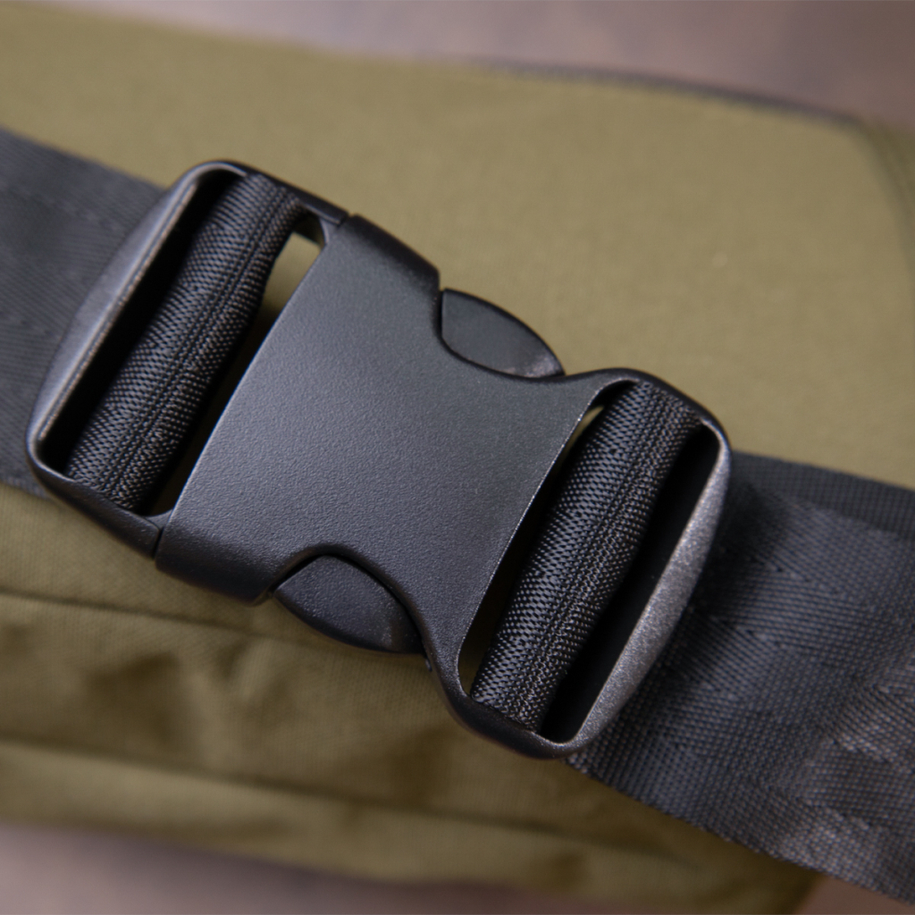 Сумка Vintage Бананка нейлон Зелена (20636) - зображення 11