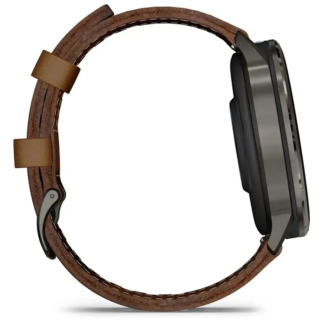 Смарт-годинник Garmin Venu 4 (45mm), Black w/ Slate + Leather, GPS смарт-годинник (010-03014-03) - изображение 5