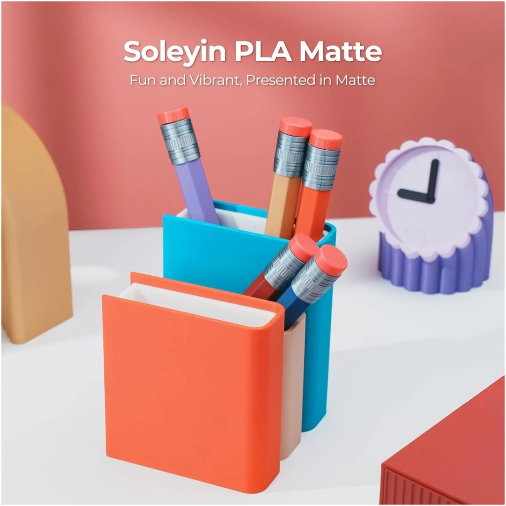 Пластик для 3D-принтера Creality Soleyin matte 1кг, 1.75мм, black (3301010513) - picture 2