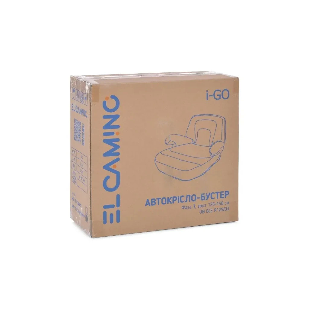 Автокрісло El Camino бустер (22-36кг) I-GO (ME 1112 anthracite) - зображення 7