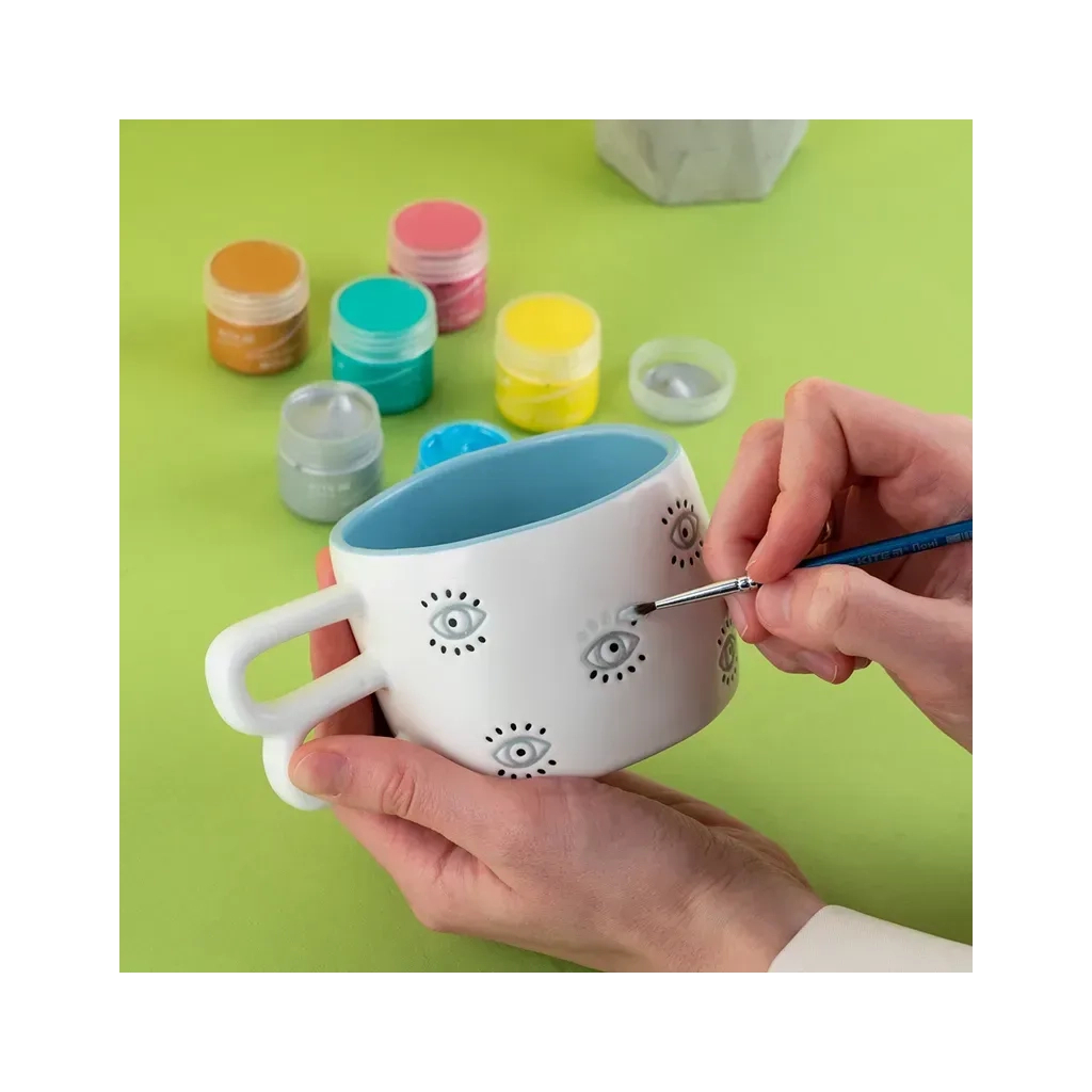 Акрилові фарби Kite Creative 6 металевих кольорів, 20 мл (K-273) - изображение 5