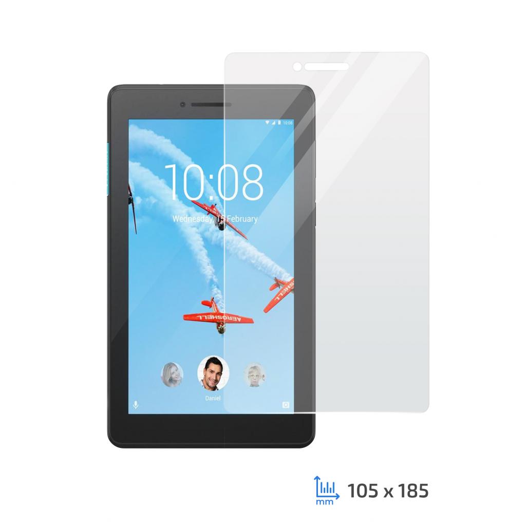 Скло захисне 2E Lenovo Tab E7 (TB-7104F) WiFi / LTE, 2.5D, Clear (2E-LN-TABE7-LT25D-CL) - зображення 1