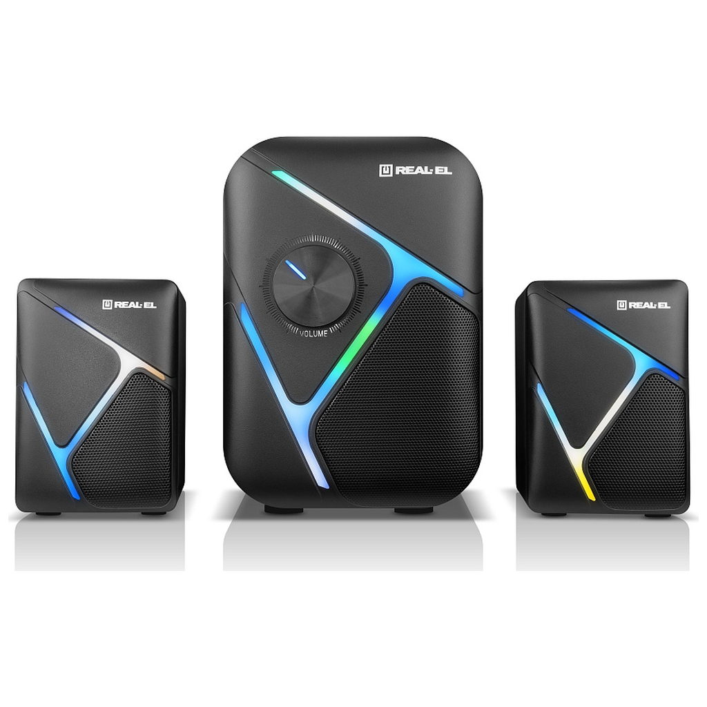 Акустична система REAL-EL M-320 Black (EL121300014) - зображення 2