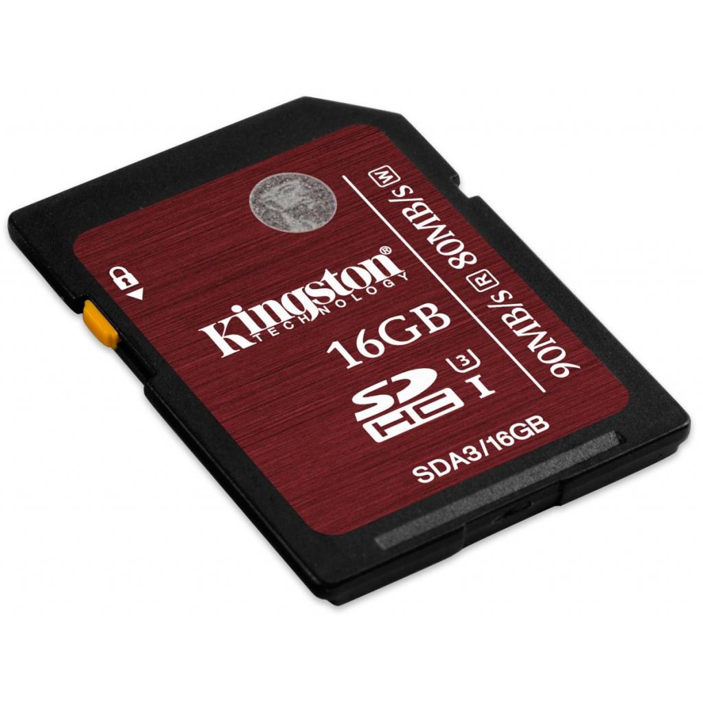 Карта пам'яті Kingston 16GB UHS-I Class10 (SDA3/16GB) - зображення 2