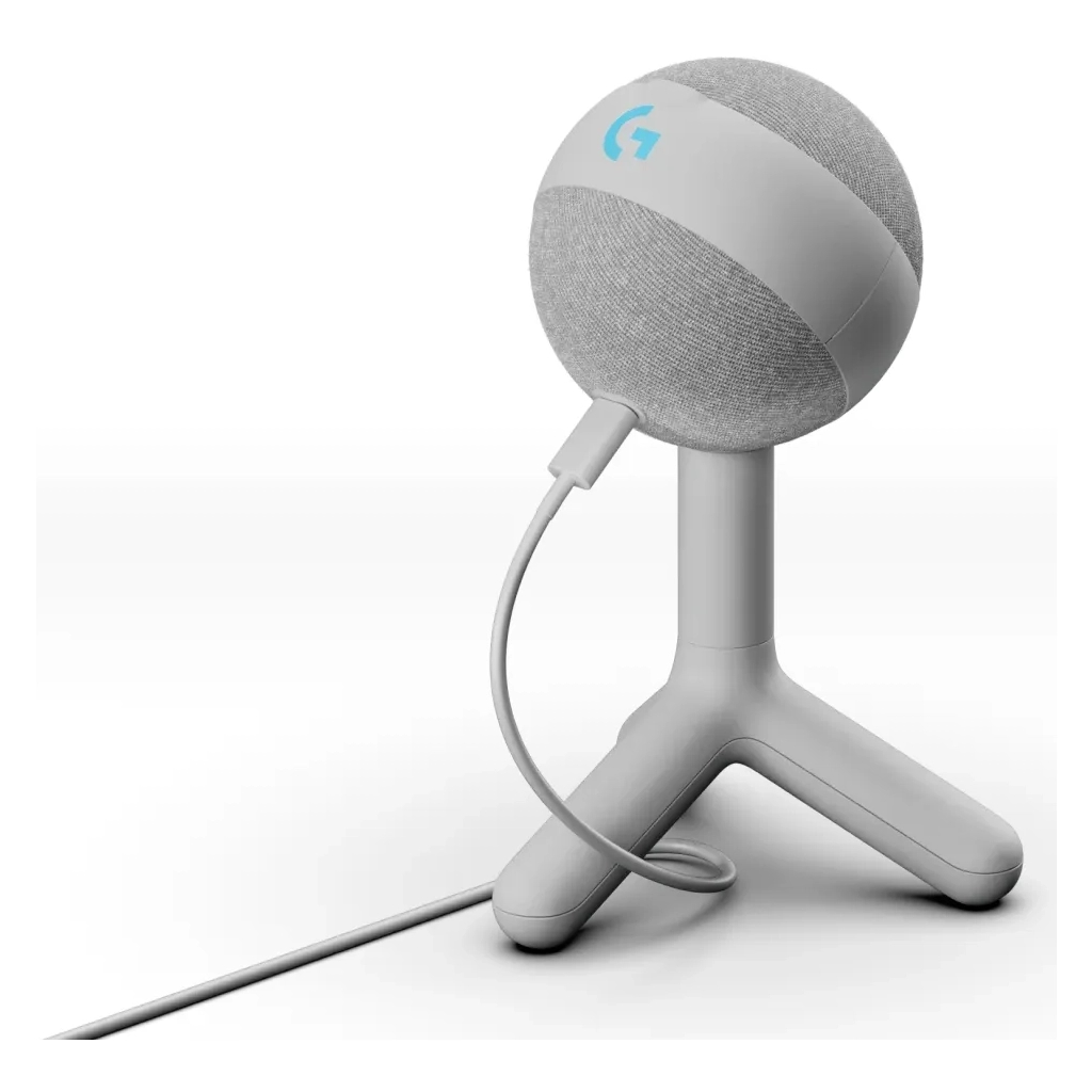 Мікрофон Logitech G Yeti Orb RGB Gaming Mic with Lightsync Off-White (988-000558) - зображення 1