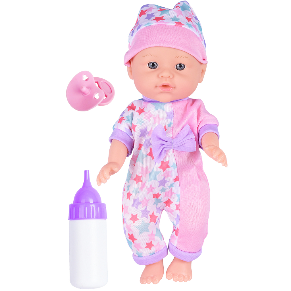 Пупс Lunabebe інтерактивний з аксесуарами зі звуковими ефектами 27 см (3858894674794) - зображення 1