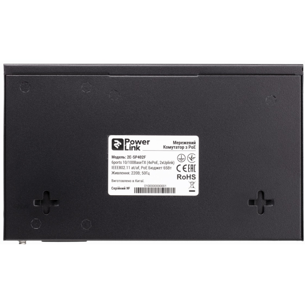 Комутатор мережевий 2E 2E-SP402F - зображення 4