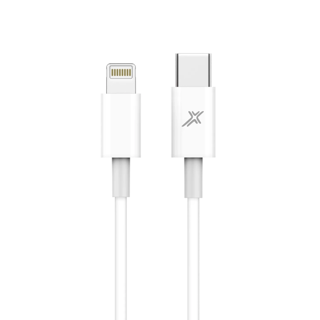 Дата кабель USB-C to Lightning 1.0m12W CL-03W White Grand-X (CL-03W) - зображення 1