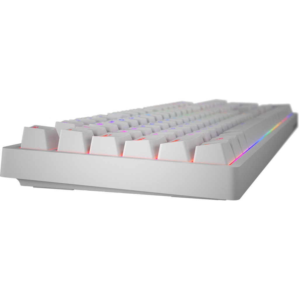 Клавіатура Hator Rockfall 2 Mecha Orange USB White (HTK-711) - зображення 4