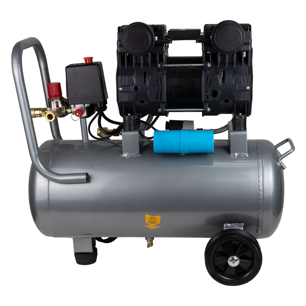 Компресор Sigma двоциліндровий безмасляний 1.5кВт 209л/хв 8бар 30л (7042541) - зображення 6