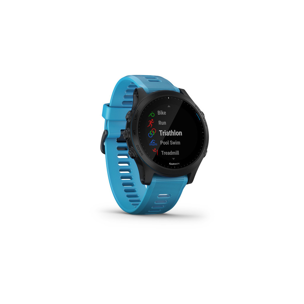 Смарт-годинник Garmin Forerunner 945 Tri-bundle HRM with Blue and Black Silicone B (010-02063-11/10) - зображення 3