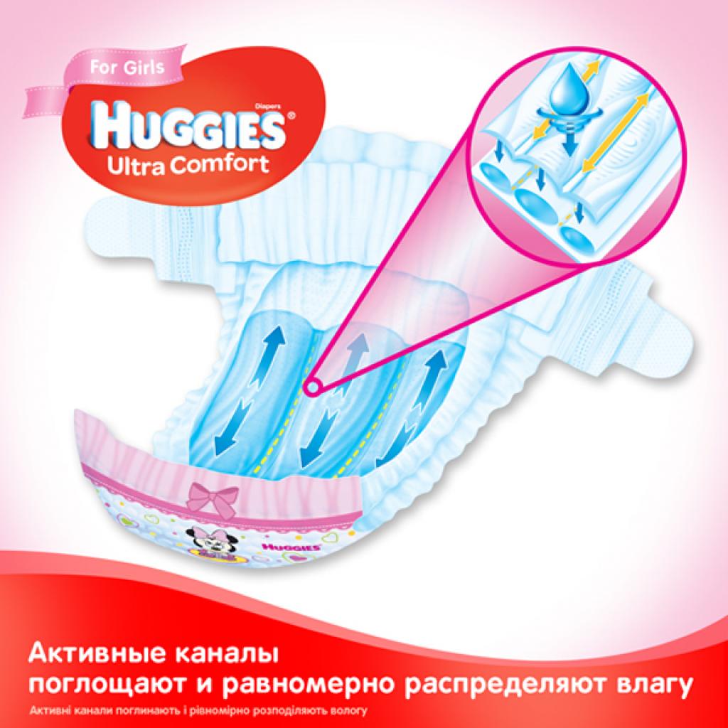 Підгузки Huggies Ultra Comfort 5 Mega для дівчаток (12-22 кг) 112 шт (56x2) (5029054218129) - зображення 3