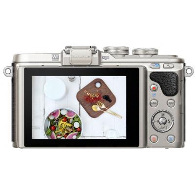 Цифровий фотоапарат Olympus E-PL8 14-42 mm Pancake Zoom Kit white/silver (V205082WE000) - зображення 4