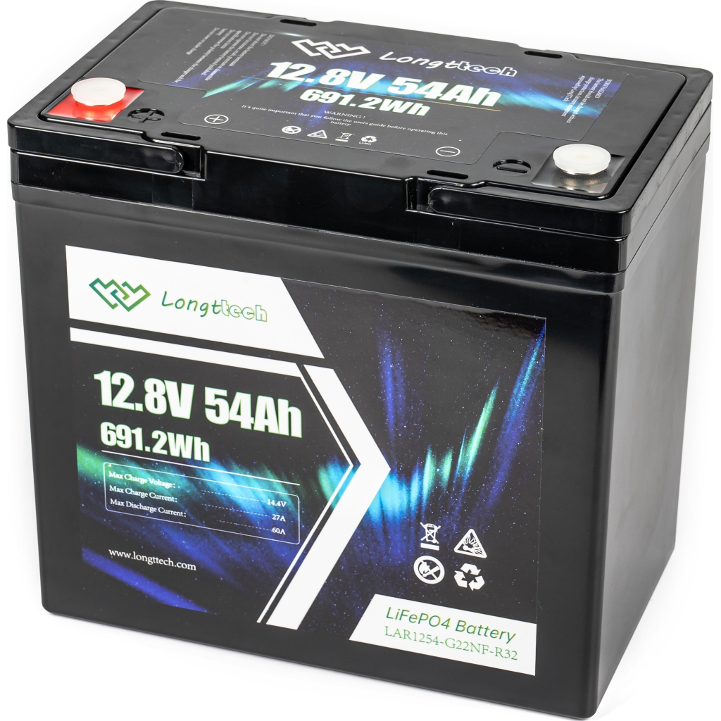 Батарея LiFePo4 Longttech 12.8V - 54Ah (LAR1254-G22NF-R32) - зображення 3