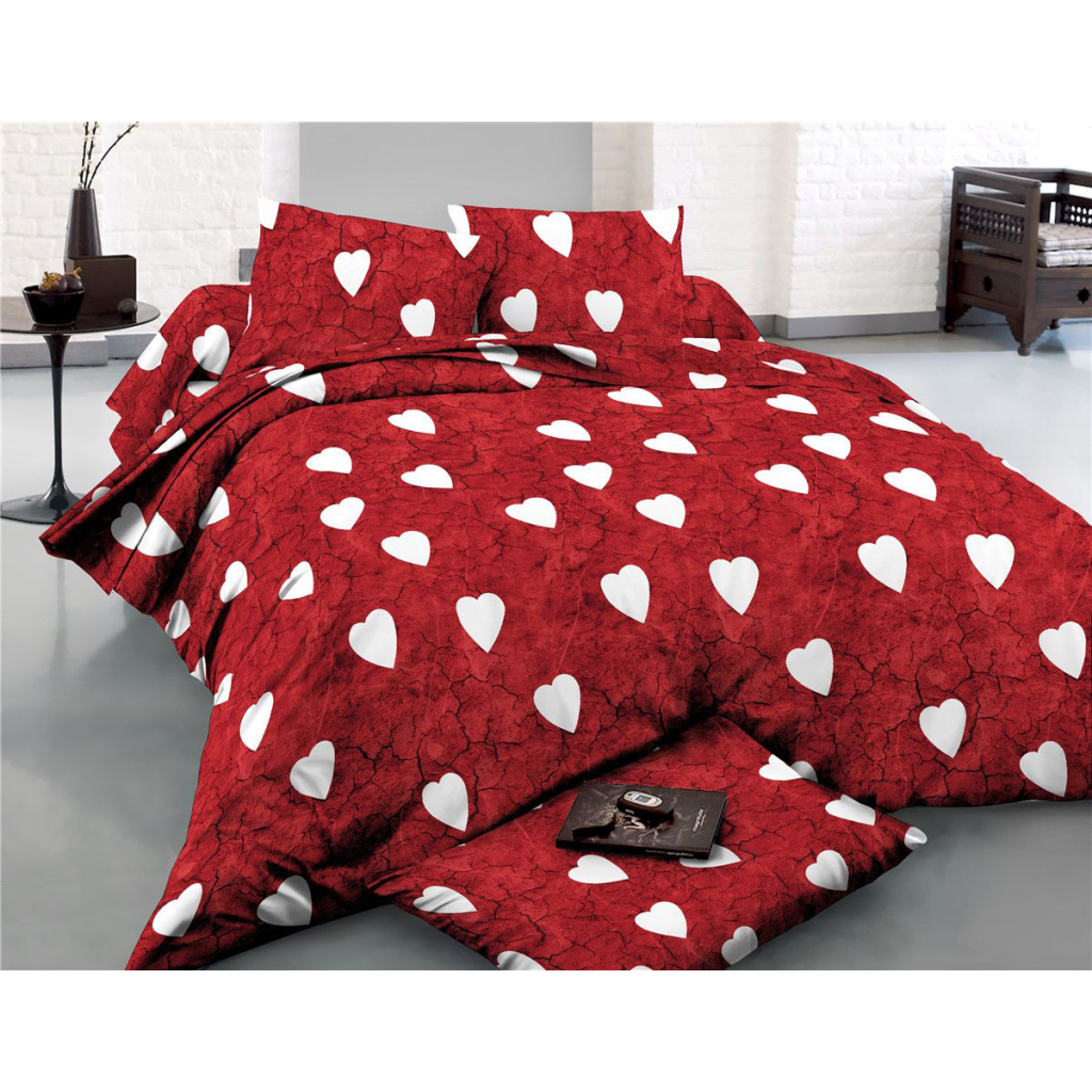 Постільна білизна MirSon Сатин 22-1275-1 Marble heart 160х220 (2200004108995) - зображення 1