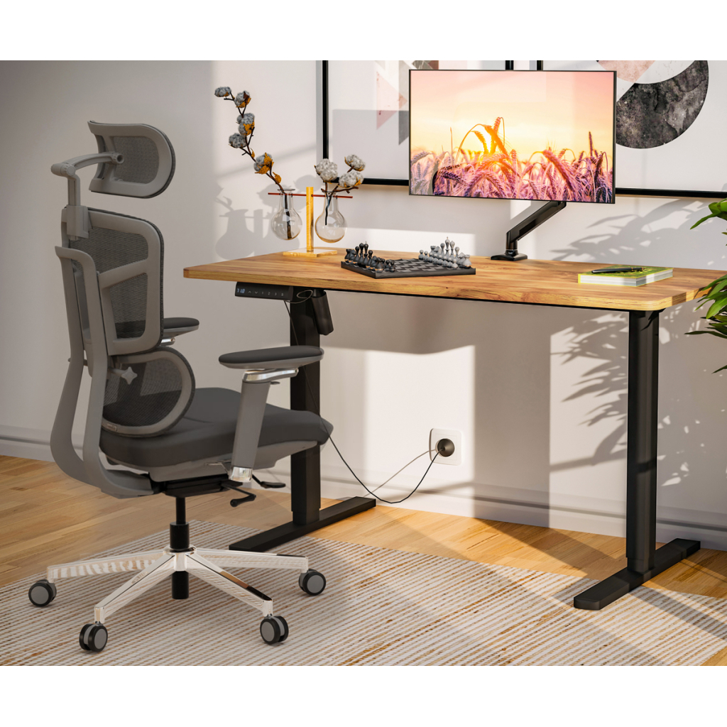 Офісне крісло Mealux S4 Air Fabric Grey (HF-S4 F/G) - зображення 11