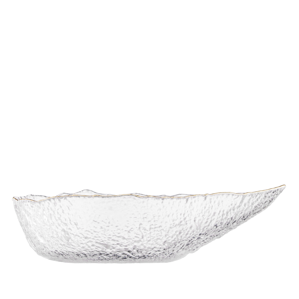 Салатник Ardesto Leaf 21.5см, скло, прозорий (AR5009) - зображення 3