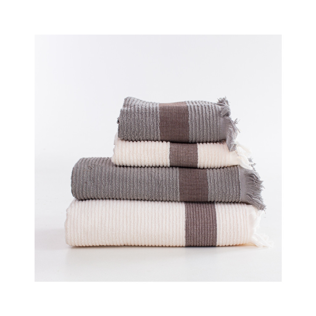 Рушник MirSon Набір лазневих 109 Elite Luxury Day/Night 4 шт (2200005613337) - зображення 4