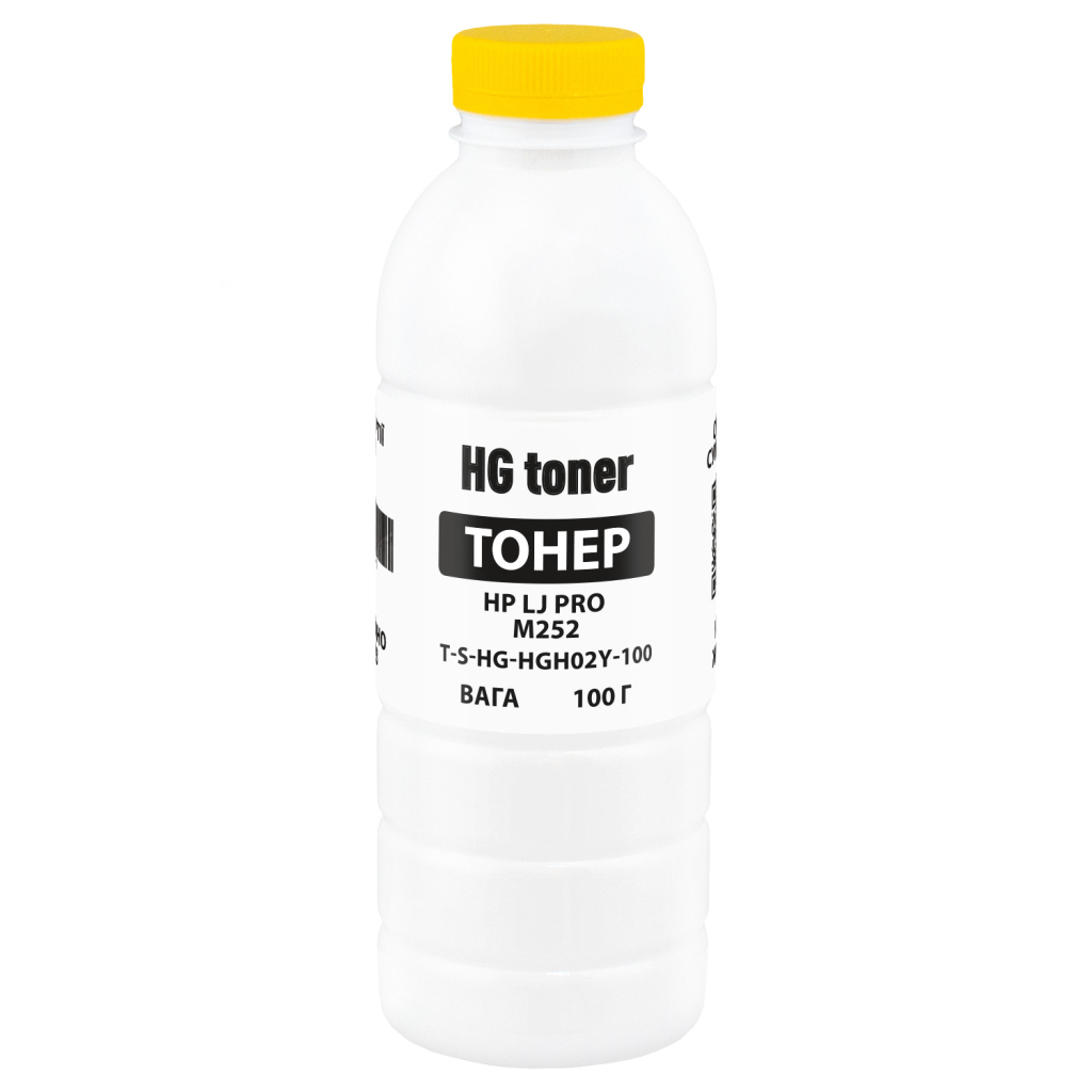 Тонер HP CLJ Pro M252 100г, yellow HG (TSM-HGH02Y-100) - изображение 1