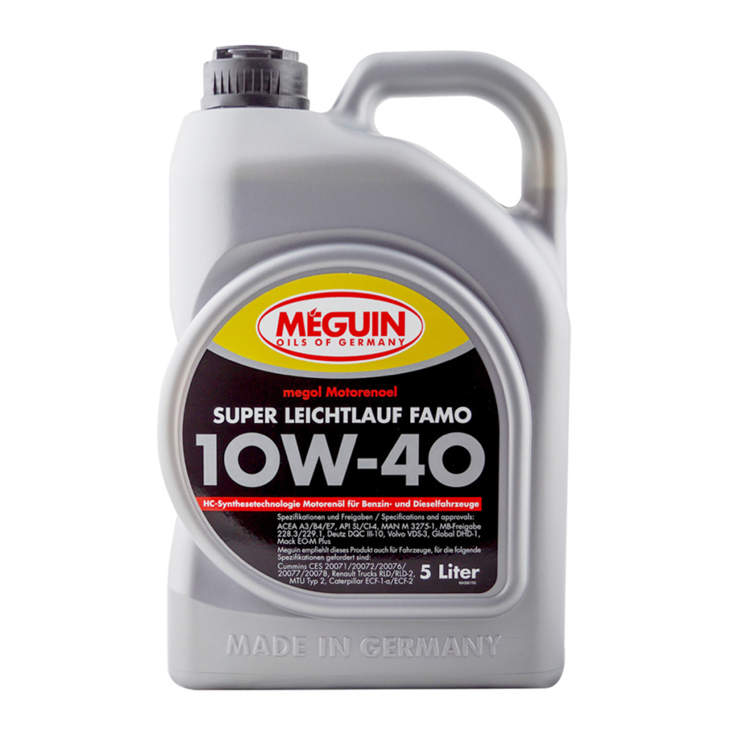 Моторна олива Meguin SUPER LL FAMO SAE 10W-40 5л (4356) - зображення 1