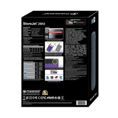 Зовнішній жорсткий диск 2.5" 2TB Transcend (TS2TSJ25H3P) - зображення 5