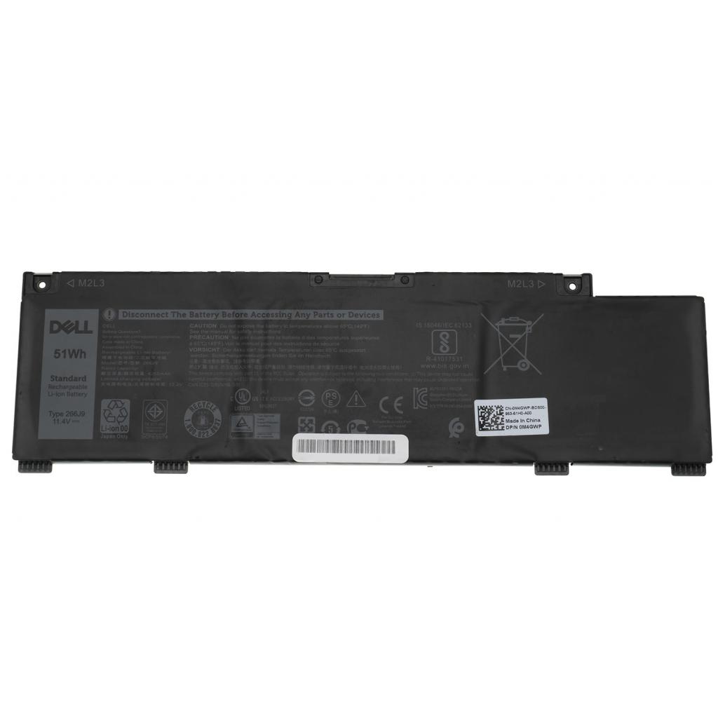 Акумулятор до ноутбука Dell G3-3590 266J9, 4255mAh (51Wh), 3cell, 11.4V, Li-ion (A47594) - зображення 1