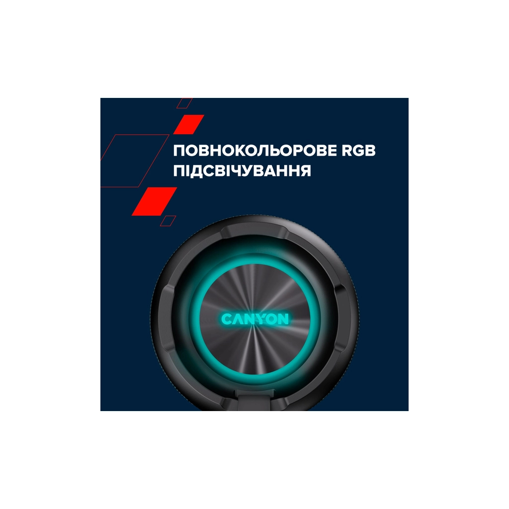 Акустична система Canyon OnMove 15 EQ TWS IPX6 Dark Blue (CNE-CBTSP15BK) - зображення 10