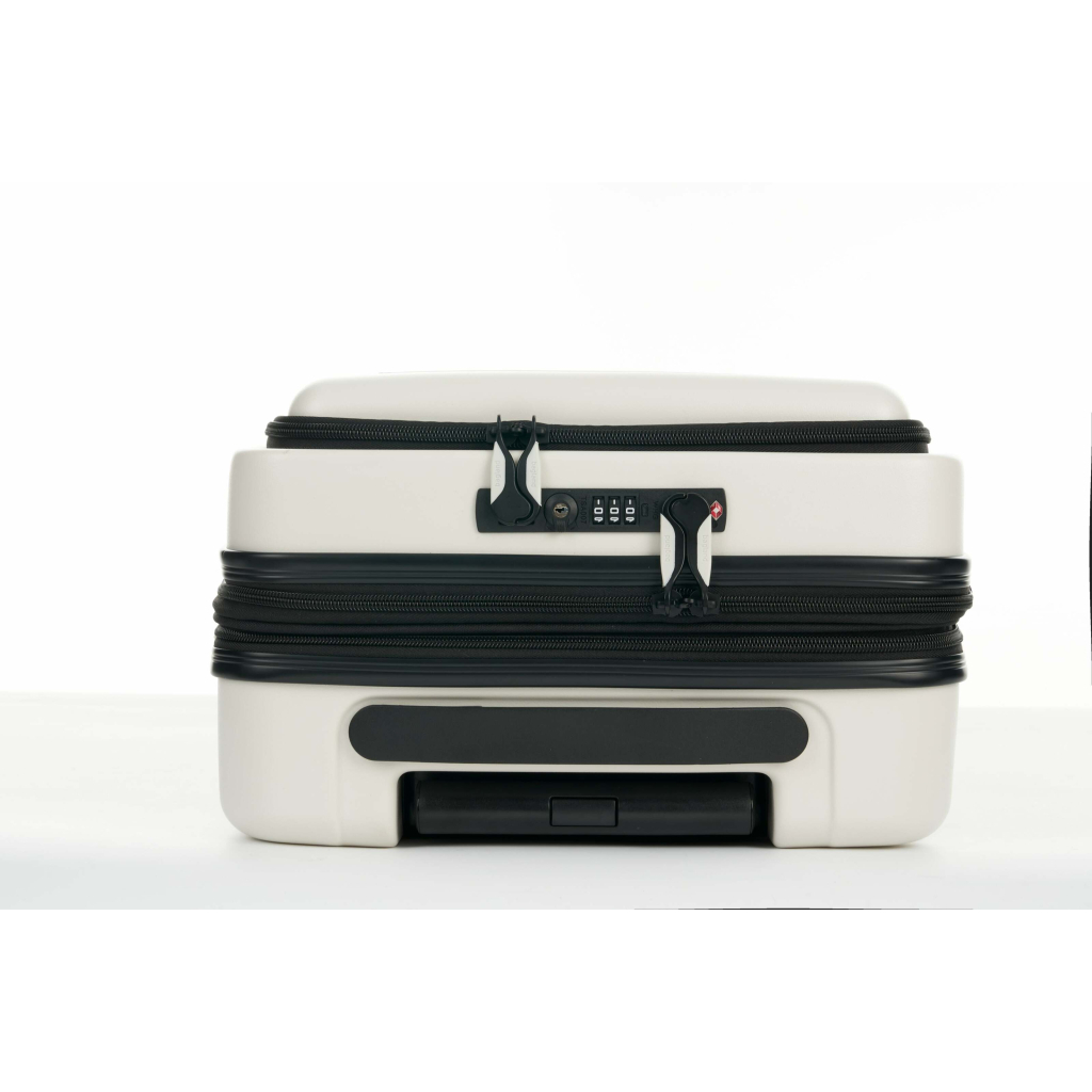 Валіза Bagland маленька 40 л біла (1140721769) - зображення 11