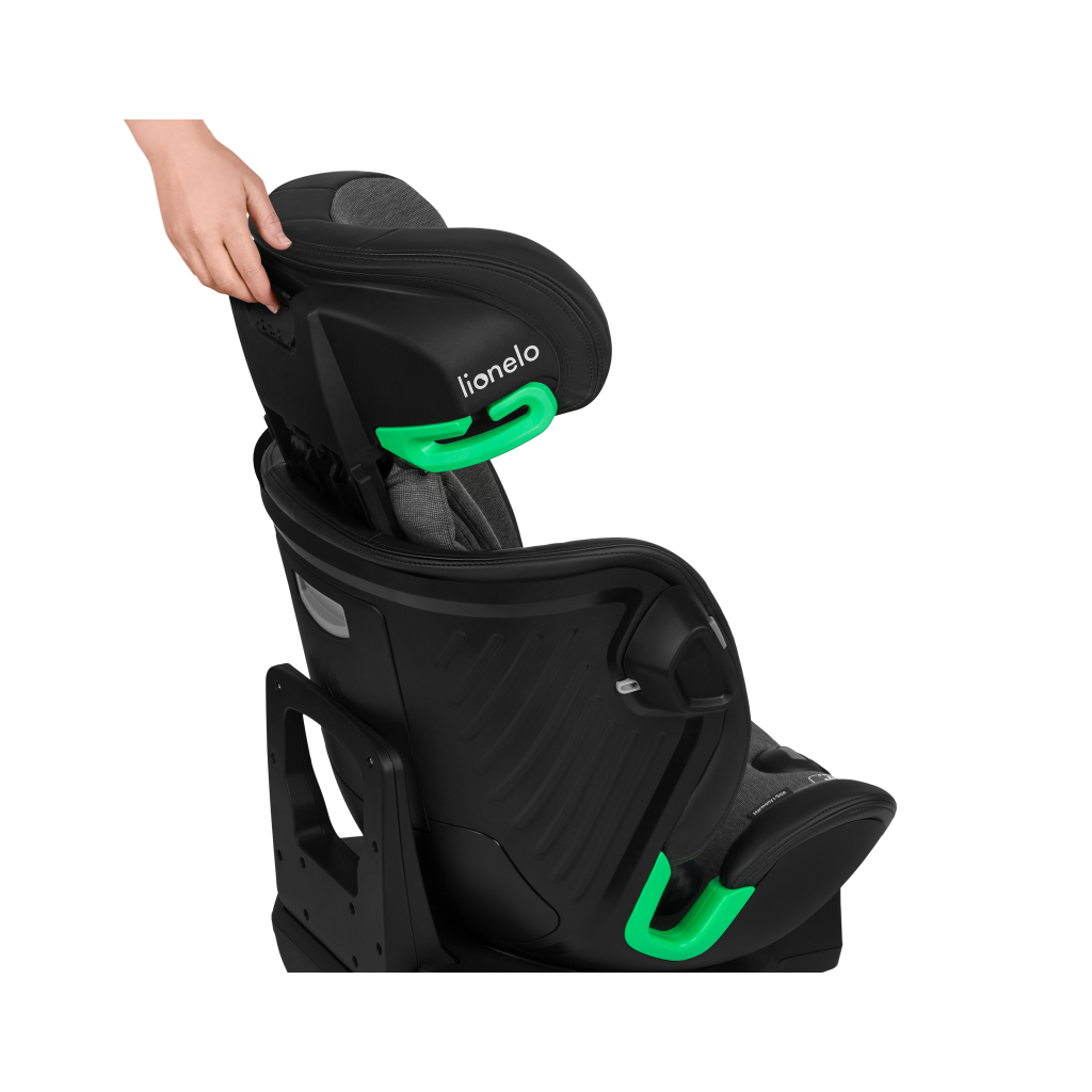 Автокрісло Lionelo Harmony I-Size Grey Graphite Leather (LO-HARMONY I-SIZE GREY GRAPHITE LEATHER) - зображення 11