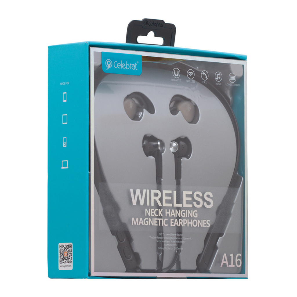 Навушники Celebrat A16 Black (1006646) - зображення 4