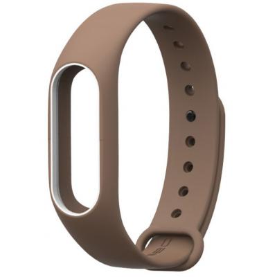Ремінець до фітнес браслета Xiaomi Mi Band 2 Brown/White (Р28610) - зображення 1