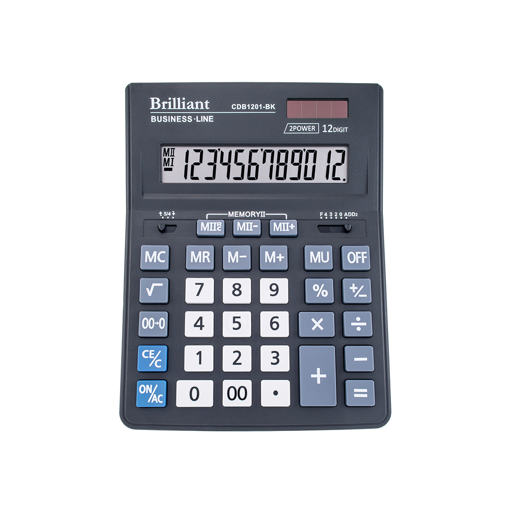 Калькулятор Brilliant CDB1201-BK - зображення 1