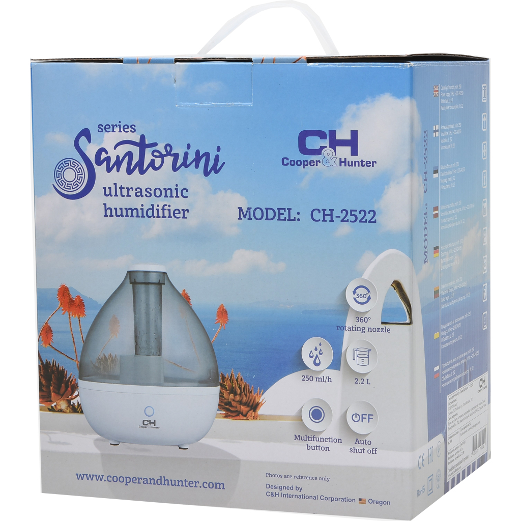 Зволожувач повітря Cooper&Hunter СH-2522 (CH-2522) - зображення 8