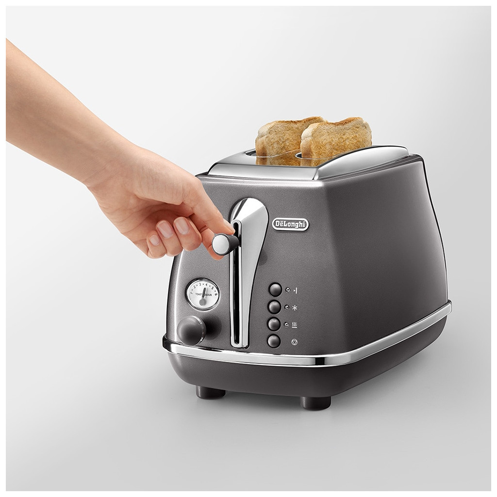 Тостер DeLonghi CTOT 2103 GY (CTOT2103GY) - зображення 4