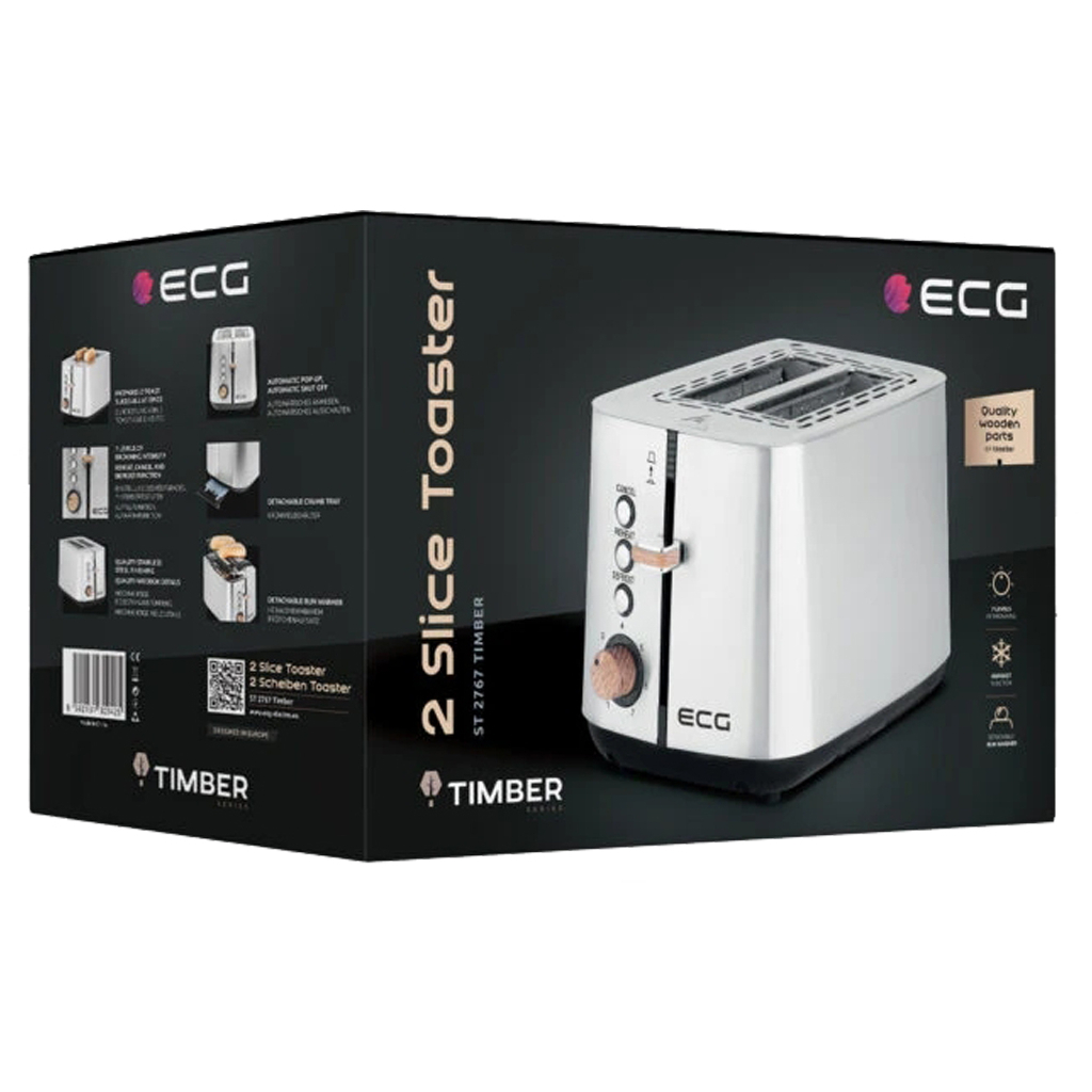 Тостер ECG ST 2767 Timber - изображение 12