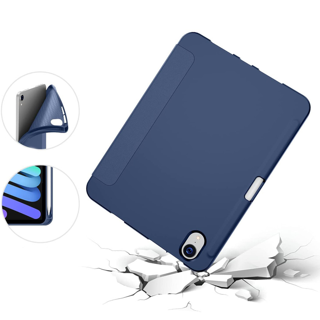 Чохол до планшета BeCover Direct Charge Pen Apple iPad mini 6 2021 Deep Blue (706784) - изображение 4