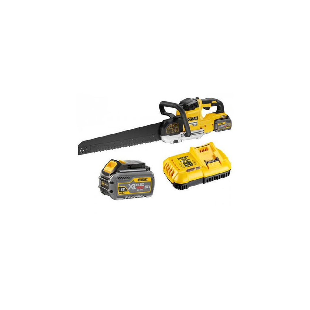 Шабельна пила DeWALT ALLIGATOR, 54В XR FLEXVOLT Li-Ion, полотно 295 мм, 5.5 кг, 2x2Ah (DCS396T2) - зображення 1