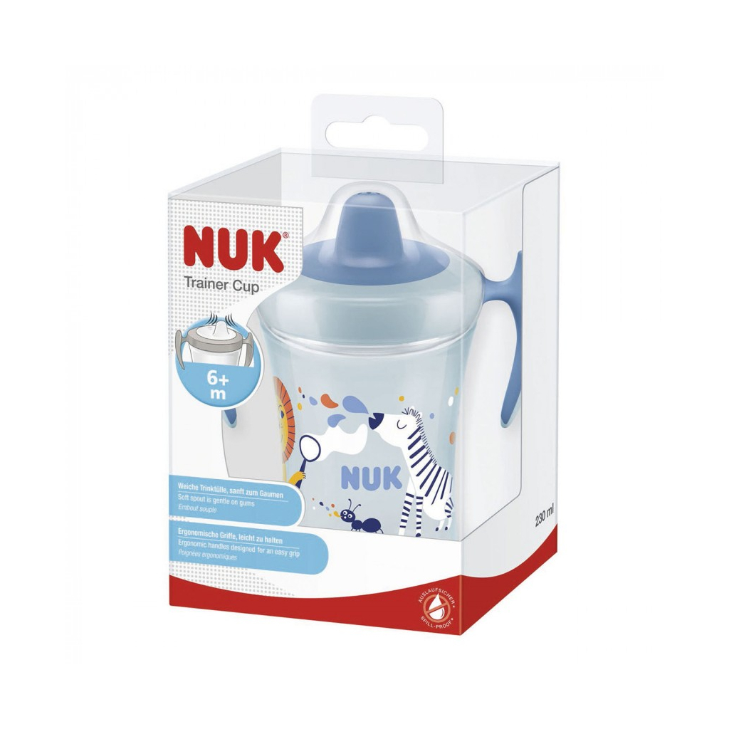 Поїльник-непроливайка Nuk Evolution Trainer Zebra 230 мл (3953129) - зображення 2