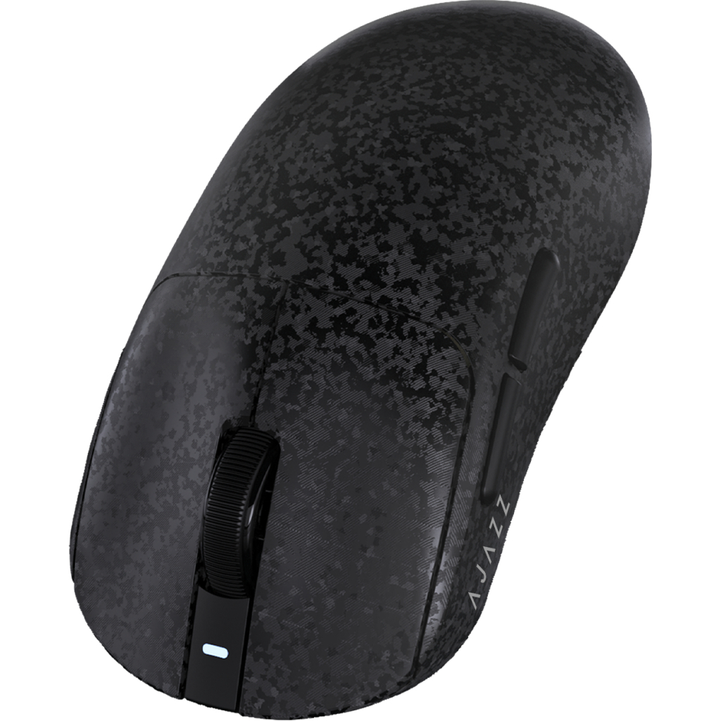 Мишка Ajazz AJ199 MAX Carbon fiber Wireless/Bluetooth/USB Black (AJ199-MAX-B) - зображення 5