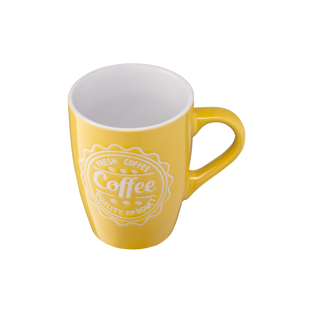 Чашка Ardesto Coffee 330 мл Yellow (AR3469Y) - зображення 2