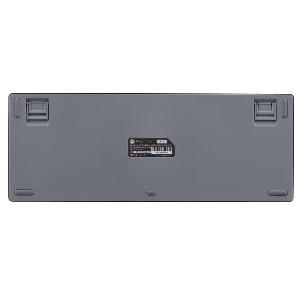 Клавіатура Keychron K3 PRO 84Key Gateron Brown Low Profile QMK UA RGB Black (K3PB3_KEYCHRON) - зображення 3