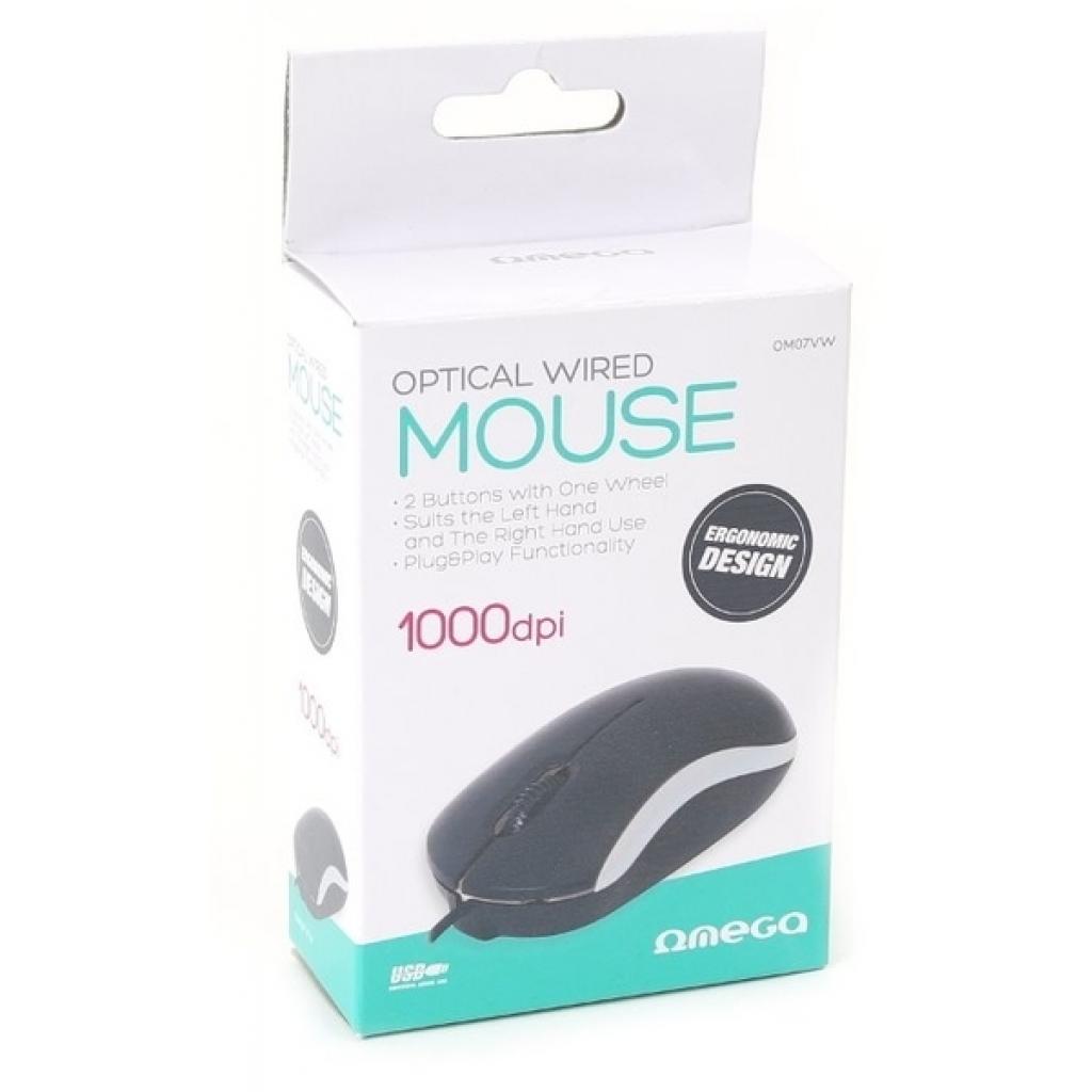 Мишка Omega OM-07 3D optical white (OM07VW) - зображення 4