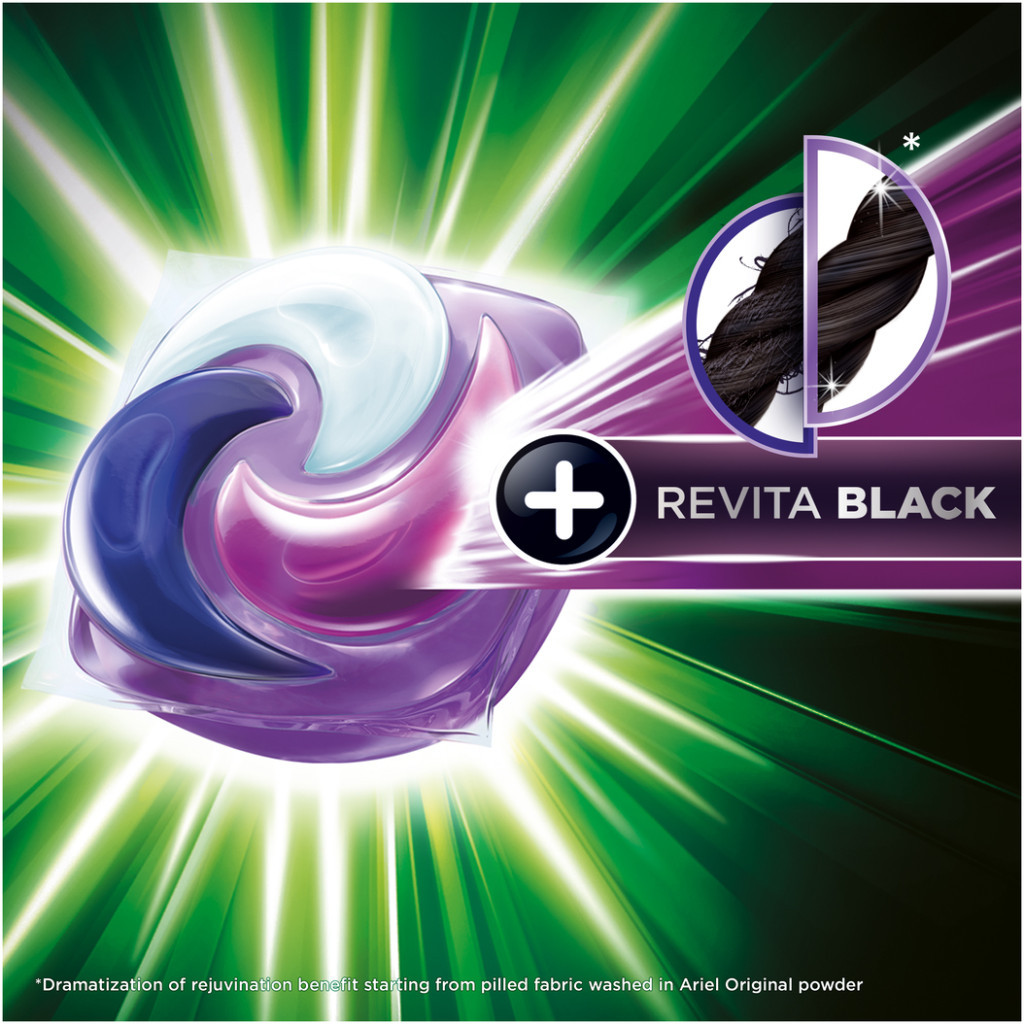 Капсули для прання Ariel Pods Все-в-1 + Revitablack 36 шт. (8001090804204) - зображення 3
