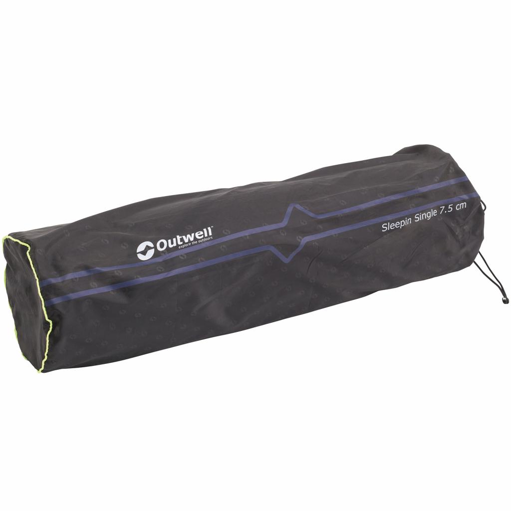 Туристичний килимок Outwell Self-inflating Mat Sleepin Single 7.5 cm Black (928857) - зображення 2