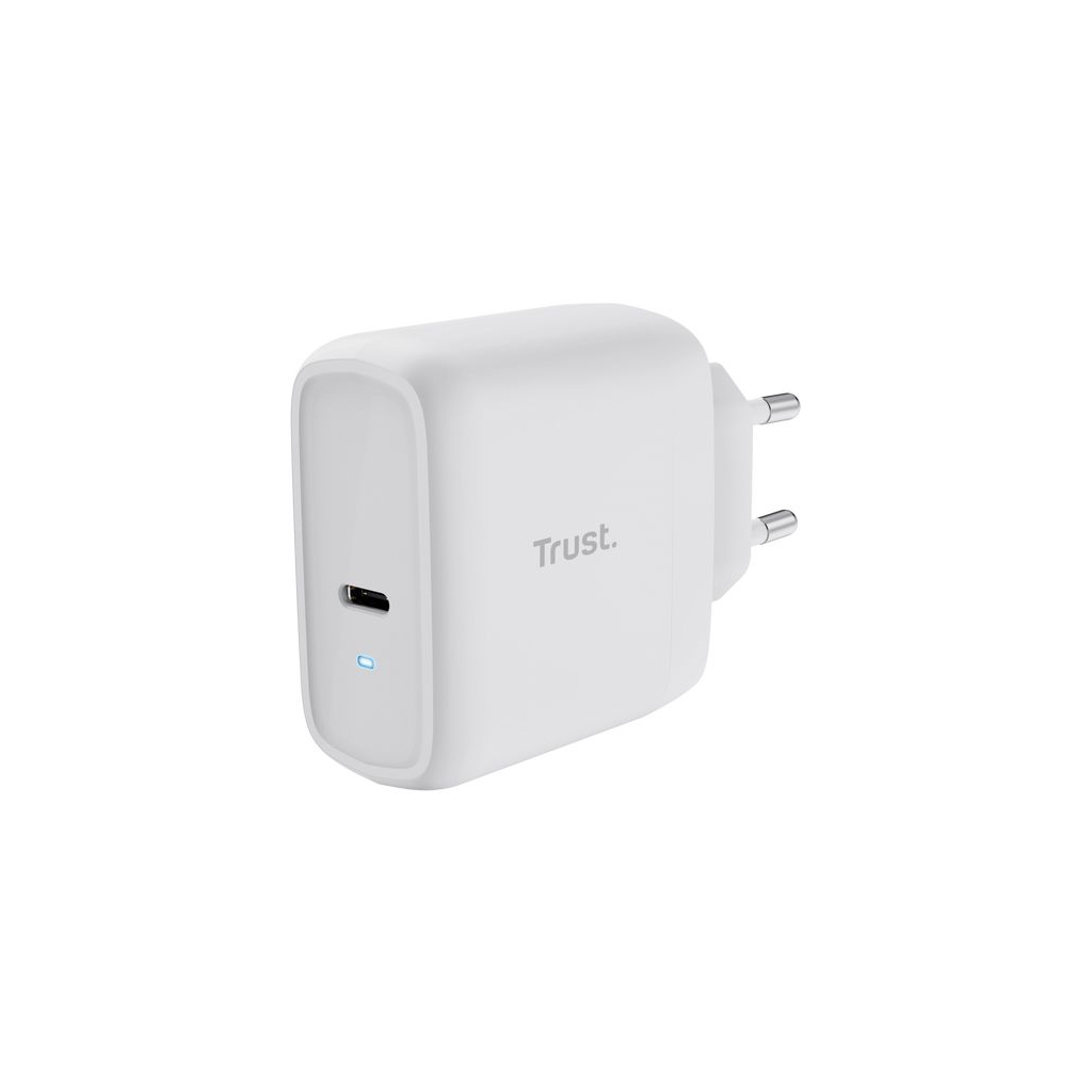 Зарядний пристрій Trust Maxo 65W USB-C PD white (25139_TRUST) - зображення 1