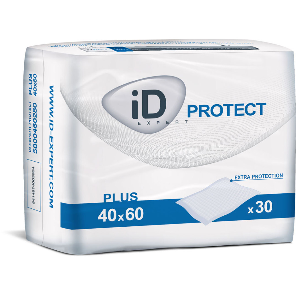Пелюшки для малюків ID Protect Consumer пе40x60 Plus 30шт (5414874003954) - зображення 1